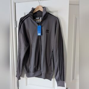 NWT Adidas Originals Trefoil - Charcoal Full-Zip Jacket
